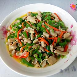 青椒鸭肠的做法[图]