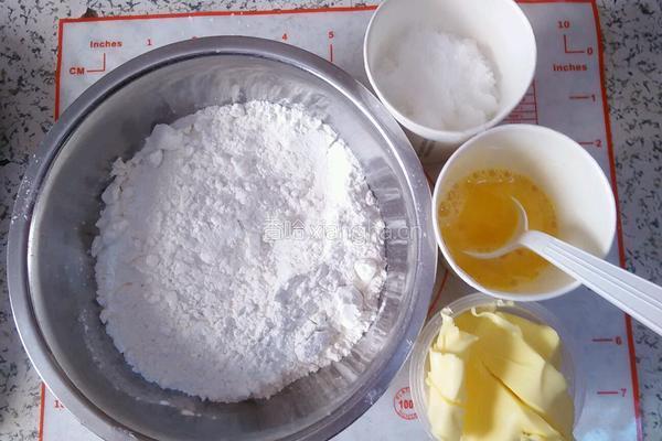 卡通黄油饼干的做法图解1