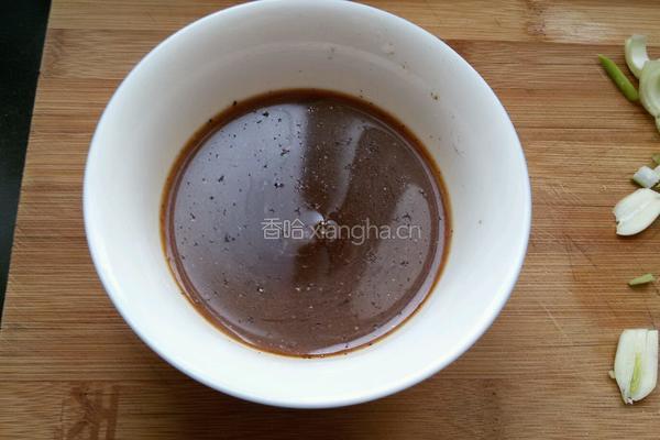 香菇肉末烧油菜的做法图解3