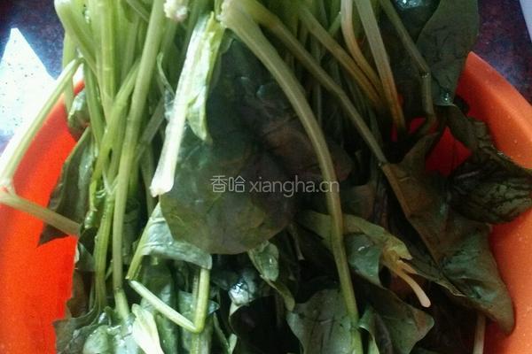 菠菜蛋汤的做法图解1