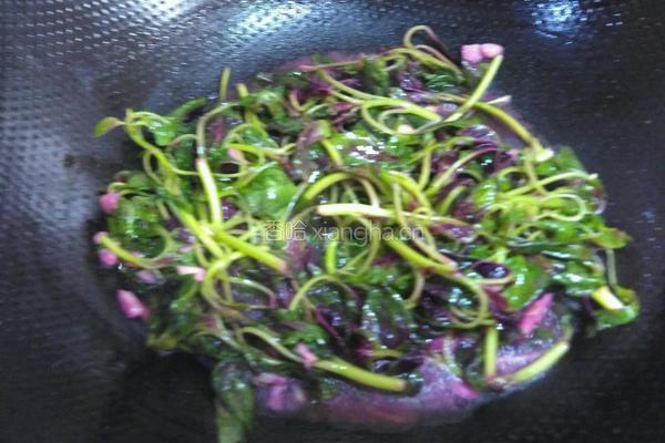 蒜末苋菜的做法图解4