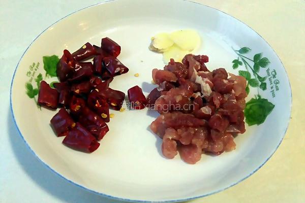 干煸四季豆的做法图解2
