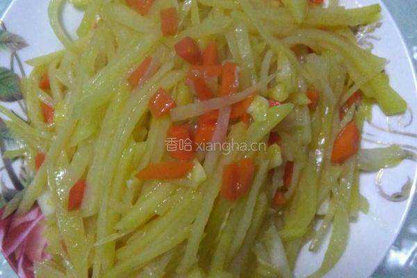 泡菜炒土豆丝