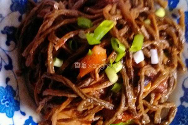 肉烧干豆角的做法图解5