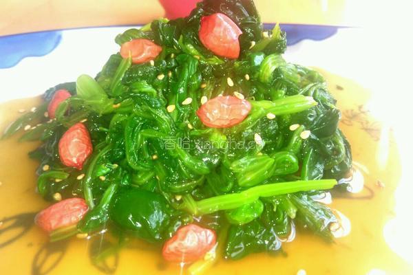 果仁菠菜的做法图解4