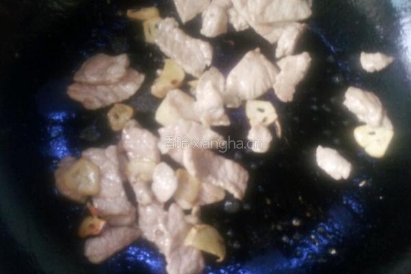 蒜苔炒肉片的做法图解5