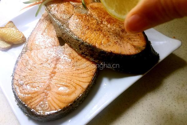 香煎三文鱼排的做法图解7