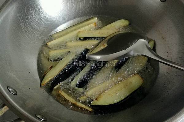 茄子烧豆角的做法图解4