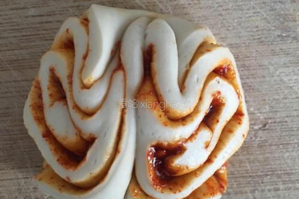 辣椒花卷的做法图解12