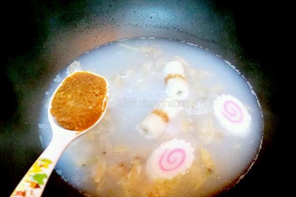 味噌蜆肉拉麵的做法图解6