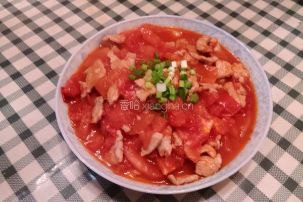 番茄炒肉片的做法图解5