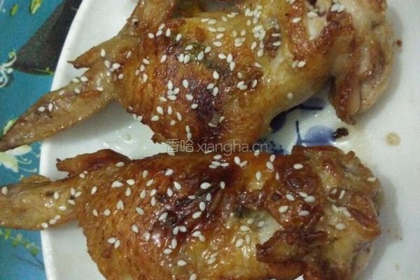 蜜汁鸡翅包饭