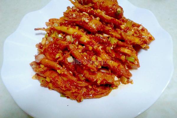 朝鲜族小咸菜―沙参的做法图解1