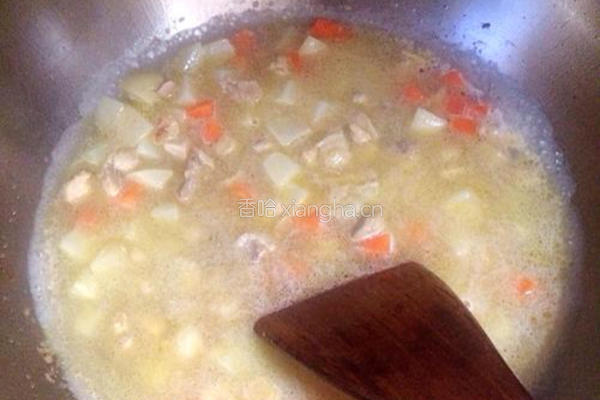 咖喱鸡肉土豆的做法图解4