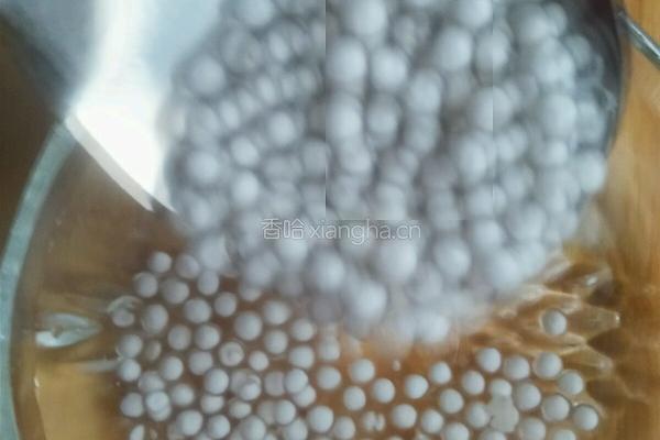 芒果蜜豆牛奶西米露的做法图解5