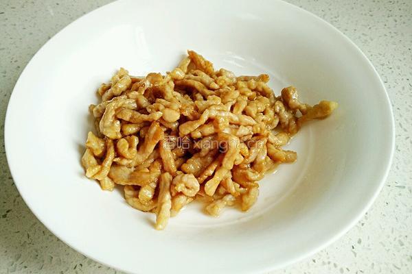 芦笋炒肉丝的做法图解8