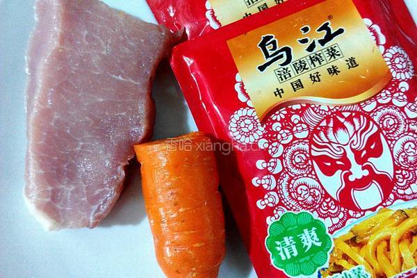 肉丝炒榨菜的做法图解1
