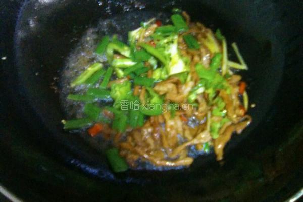 蒜苔炒肉丝（家常版）的做法图解4