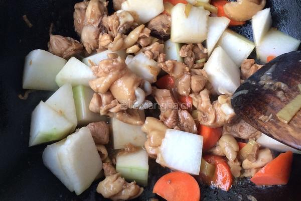 鸡腿冬瓜胡萝卜粉丝汤的做法图解7