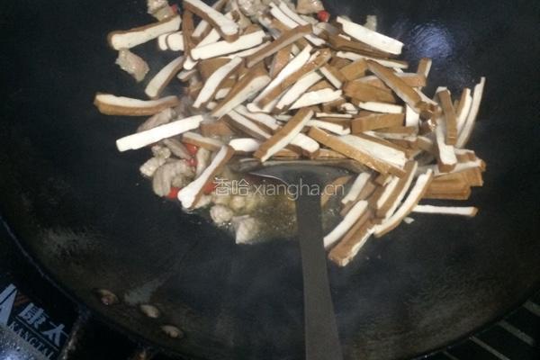 酱干炒肉的做法图解5