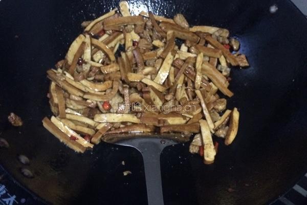 酱干炒肉的做法图解7