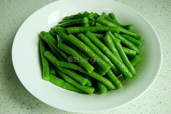 凉拌长豆角的做法图解4