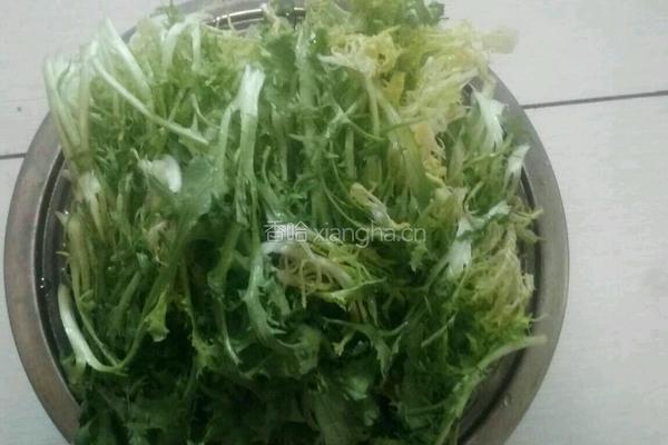 粉蒸苦菊的做法图解2