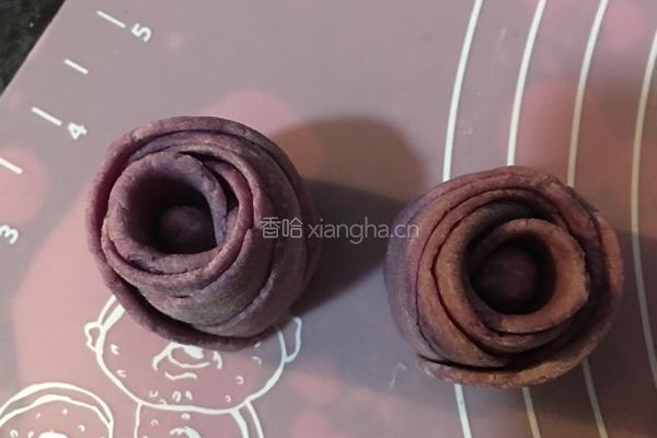 紫薯玫瑰的做法图解15