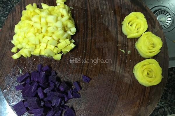 芒果紫薯千层蛋糕的做法图解5