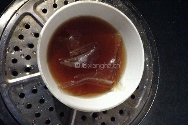 盘栽酸梅冻的做法图解2
