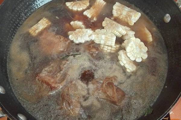 牛排炖粘玉米的做法图解6
