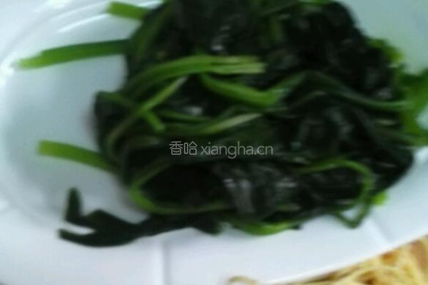 菠菜豆腐墩儿的做法图解2