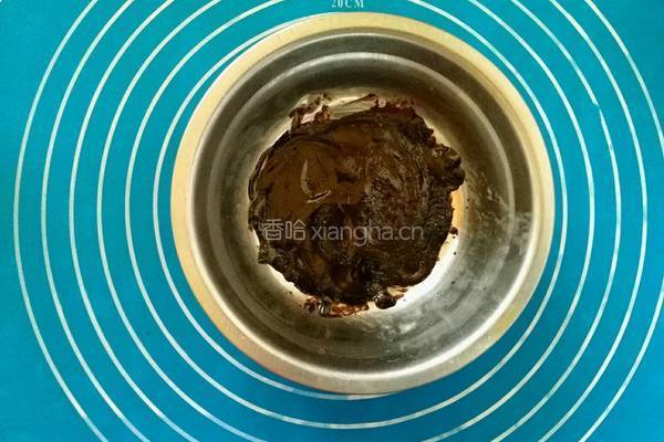 6寸巧克力可可戚风蛋糕的做法图解1