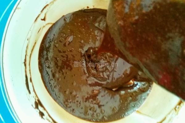 6寸巧克力可可戚风蛋糕的做法图解7
