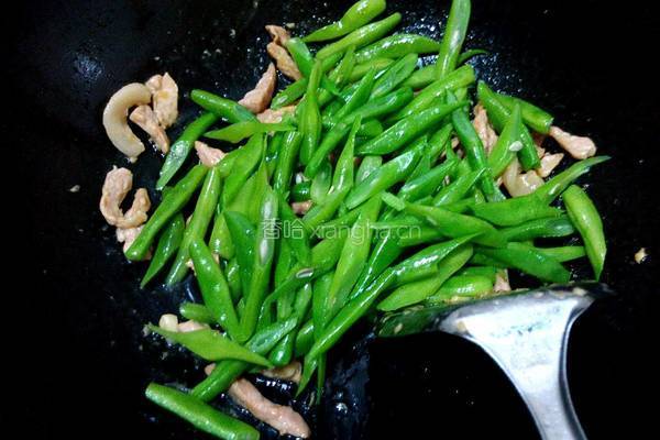 四季豆炒肉的做法图解6