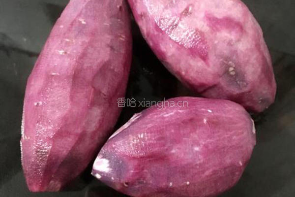 紫薯淋酸奶的做法图解2
