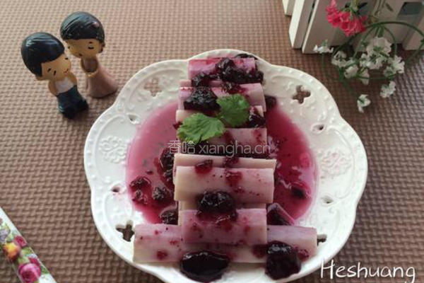 蓝莓山药的做法图解6