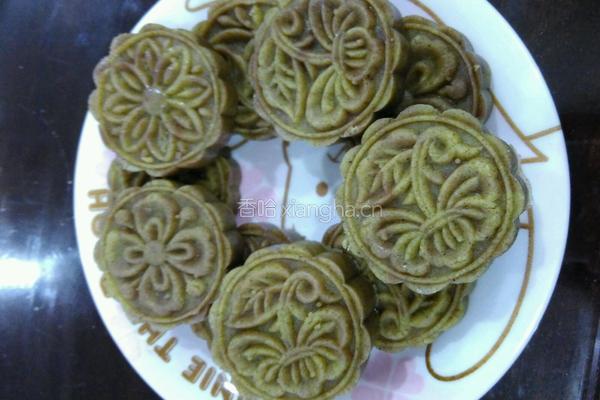 豆沙绿豆糕