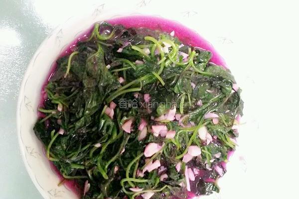 蒜末苋菜的做法图解4