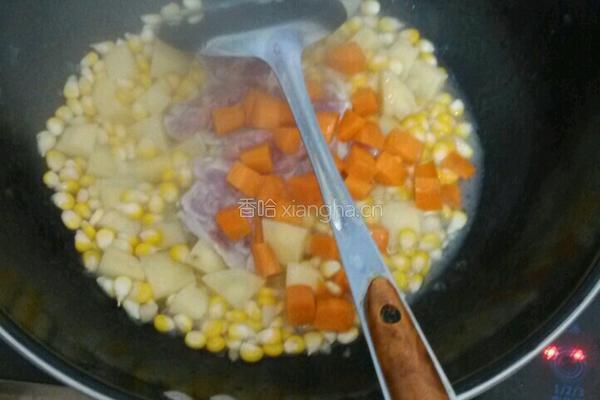 玉米杂炒的做法图解6