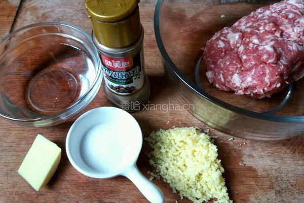 开洋蒲菜肉圆的做法图解1