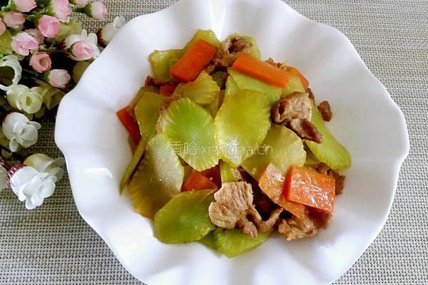 肉片莴笋的做法图解9