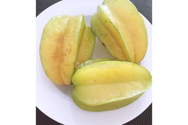 盐渍杨桃（新吃法）的做法图解1