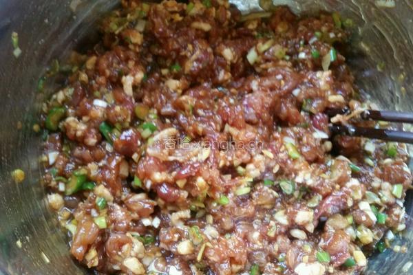 翡翠白菜水饺的做法图解3