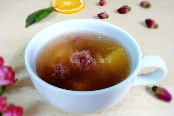 玫瑰花橙子茶的做法图解6