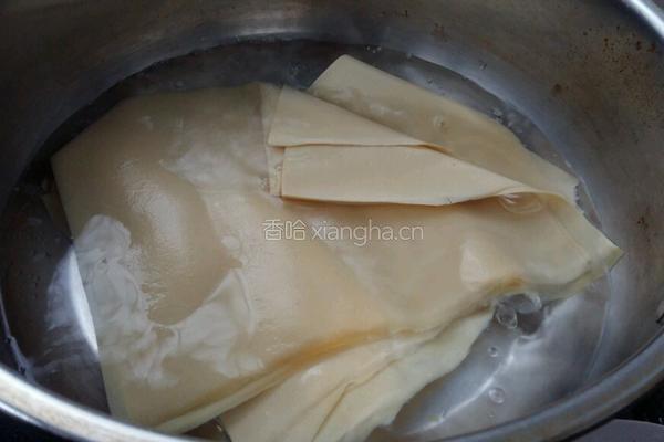 干豆腐蔬菜卷的做法图解2