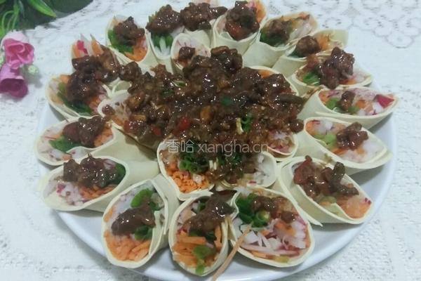 干豆腐蔬菜卷的做法图解11