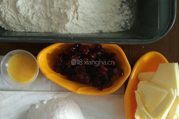 蔓越莓饼干的做法图解1