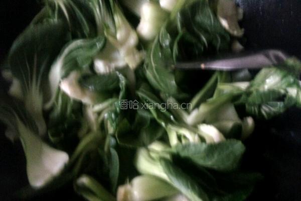 油泼上海青的做法图解2