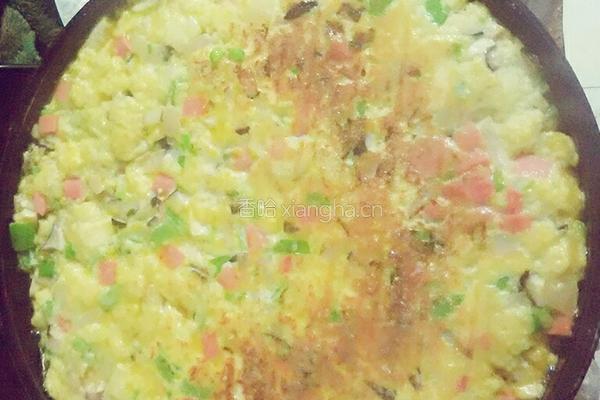 鸡蛋馒头饼的做法图解7